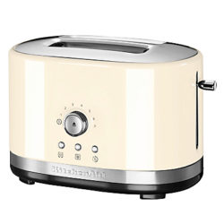 KitchenAid Manual Control 2-Slice Toaster Almond Cream